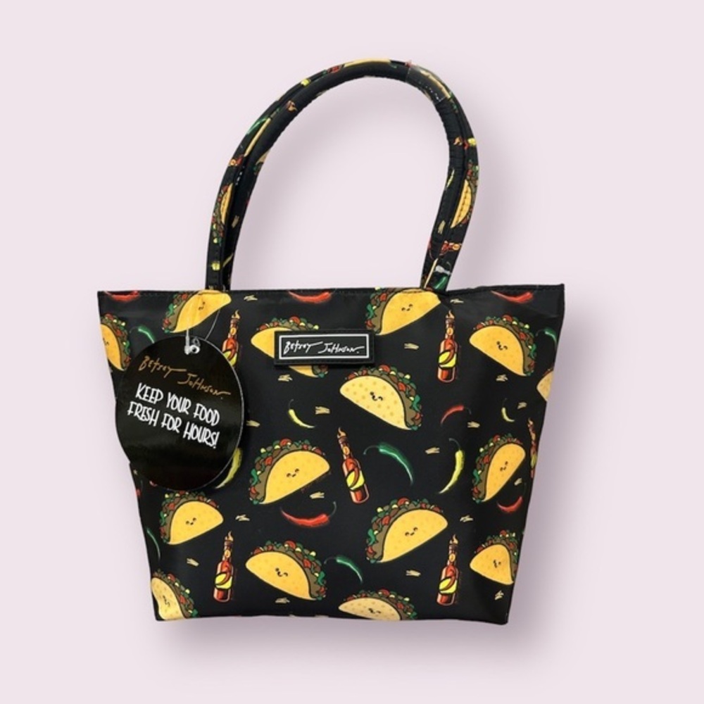 Betsey Johnson Satchel Lunch Tote, Tacos
